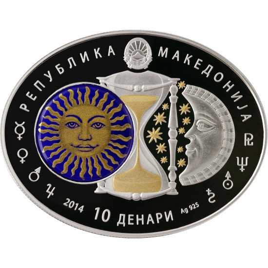  Сребърна монета „Зодиакални знаци – Скорпион“