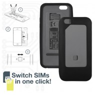 Dual SIM Card Case for iPhone 6